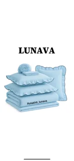 ست کاوری ( فولدر دوزی ) رنگ ( آبی یخی )