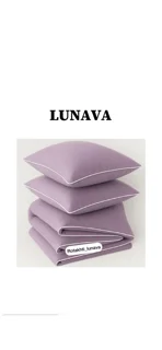 ست کاوری ( قیطون دوزی ) رنگ ( یاسی روشن )