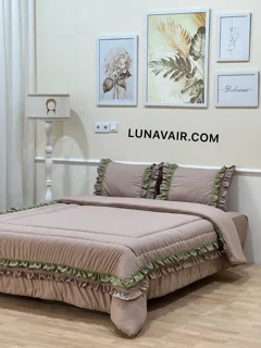 روتختی چیندار ( الیزه ) رنگ خاکی و سیج