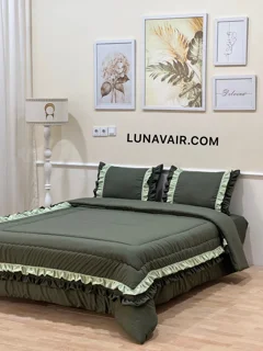 روتختی چیندار ( الیزه ) رنگ سبز جنگلی و خزه ای